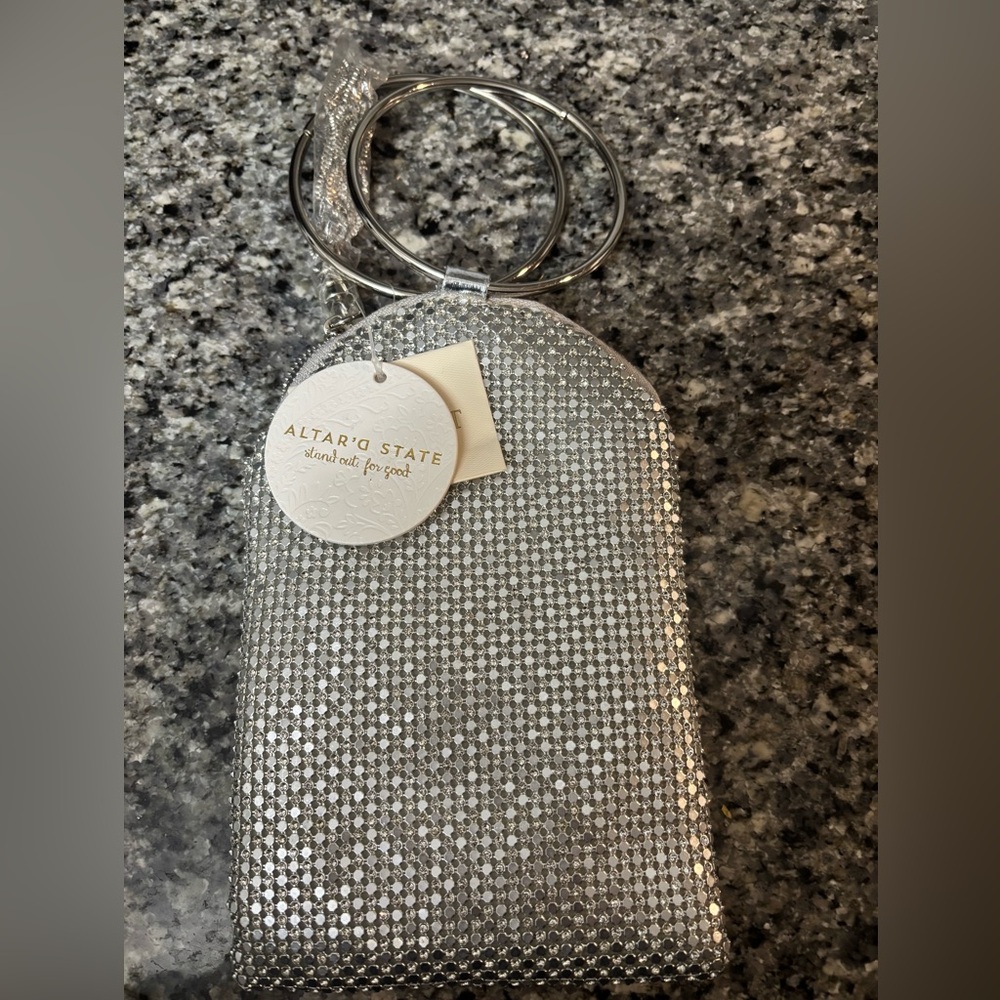 Altar’d state silver starlet bag